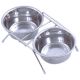 Comedero Mascota Acero Inox Set Grande 